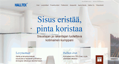 Desktop Screenshot of halltex.fi