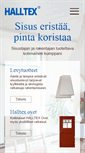 Mobile Screenshot of halltex.fi